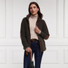 Khaki Holland Cooper Womens Country Fleece Jacket Model