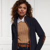 Ink navy Holland Cooper Womens Country Fleece Jacket Model