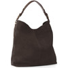 Chocolate Suede Fairfax & Favor Tetbury Handbag