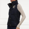Ink Navy Holland Cooper Womens Team Hooded Gilet Model