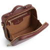 Burgundy Leather Fairfax & Favor Buckingham Cross Body Bag Inner