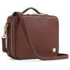 Burgundy Leather Fairfax & Favor Buckingham Cross Body Bag