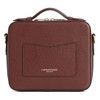 Burgundy Leather Fairfax & Favor Buckingham Cross Body Bag Rear