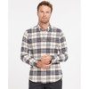 Ecru Barbour Mens Portdown Tailored Shirt Front