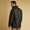Olive Barbour Sapper Jacket Back