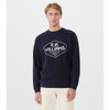 Dark Navy R.M. Williams Mens Gladstone Crew Neck Front