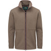 Brown Herringbone Alan Paine Aylsham Mens Fleece Jacket