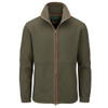 Green Herringbone Alan Paine Aylsham Mens Fleece Jacket