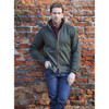 Green Herringbone Alan Paine Aylsham Mens Fleece Jacket Lifestyle