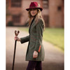 Heath Alan Paine Womens Combrook Mid Length Coat Lifestyle Side View