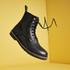 Black Birkenstock Bryson Natural Leather Boot