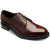 Dark Brown Loake Mens Leyburn Derby Shoe