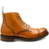 Tan Loake Mens Loxley Brogue Boots Side
