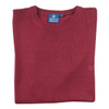 Wine Albert and Maurice Mens Bosbury Seawool Crew Neck Jumper