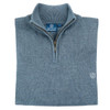 Albert and Maurice Mens Colwall Seawool Zip Neck Jumper Denim
