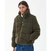 Deep Olive Barbour Womens Lichen Quilt Jacket Front