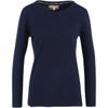 Navy Barbour Womens Pendle Crew Knit Jumper