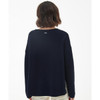 Navy Barbour Womens Marine Knit Jumper Back