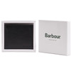Black/Classic Barbour Mens Colwell Leather Billfold Wallet