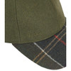 Forest Green Barbour Mens Roker Sports Caps Peak
