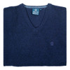 Albert and Maurice Mens Eastnor Ink V Neck Jumper