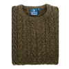 Albert and Maurice Mens Ledbury Knit Crew Neck Jumper Moss