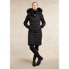 Black Holland Cooper Womens Chamonix Coat On Model