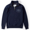 Navy Holland Cooper Womens Crest Zip Henley Jumper