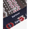 Cranberry Barbour Mens Fairisle Sock Gift Box Sole