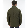 Dark Olive Barbour Mens Waterproof Shoveler Quilted Jacket Rear