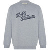 Grey/Blue R. M. Williams Mens Script Crew Neck