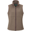 Brown Herringbone Alan Paine Womens Aylsham Fleece Waistcoat