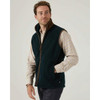 Dark Navy Alan Paine Aylsham Mens Fleece Waistcoat On Model