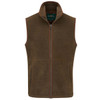 Pecan Alan Paine Aylsham Mens Fleece Waistcoat