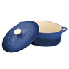 Denby Cobalt 28cm Oval Cast Iron Casserole