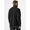 Black Helly Hansen Mens Daybreaker Block Microfleece Jacket On Model Rear