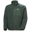 Jungle Green Helly Hansen Mens Panorama Pile Fleece Block Jacket