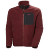 Mars Red Helly Hansen Mens Panorama Pile Fleece Block Jacket
