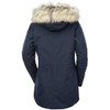 Navy Helly Hansen Womens Coastal Parka Rear