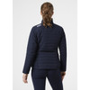 Navy Helly Hansen Womens Crew Insulator Jacket 2.0 On Model Rear