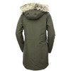 Utility Green Helly Hansen Womens Irma Parka Rear