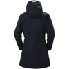 Navy Helly Hansen Womens Long Belfast Winter Jacket Rear