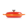 Le Creuset 26cm Cast Iron Shallow Casserole Dish Volcanic