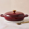 Le Creuset 26cm Cast Iron Shallow Casserole Dish Rhone