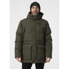 Utility Green Helly Hansen Mens Reine Puffy Jacket On Model