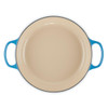 Le Creuset 30cm Cast Iron Shallow Casserole Dish Azure Blue