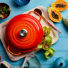 Le Creuset 30cm Cast Iron Shallow Casserole Dish Volcanic