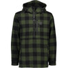 Black/Olive Swanndri Mens Reidston Wool Annorak