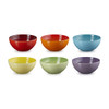 Le Creuset Stoneware Rainbow Set Of 6 Snack Bowls
