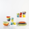 Le Creuset Stoneware Rainbow Set Of 6 Dinner Plates